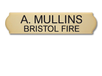 Name Plate NP300hr - 2-1/4" w x 1/2" h